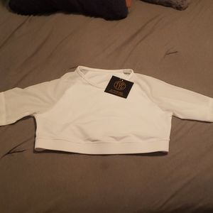 Til you collapse white crop with mesh arms